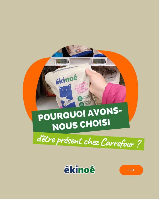 Pourquoi avoir choisi Carrefour pour la distribution de nos croquettes aux insectes ? 🤩 

Découvrez les raisons qui nous ont poussés à faire ce choix pour le développement de notre marque ! ↗️

Où avez-vous l’habitude d’acheter les croquettes pour votre chien/chat ? 💬