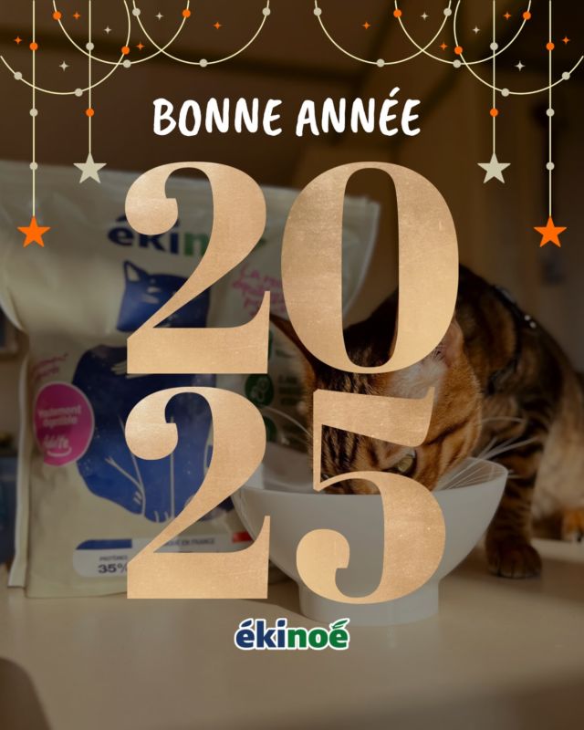 Toute l’équipe ékinoé vous souhaite une bonne année 2025 🎉🍾

Qu’elle soit remplie de bonheur et de bons moments partagés avec vos boules de poils 🐶😻

Des nouveautés arrivent en 2025, restez connectés ! ✨